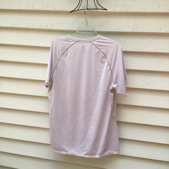 H&M Sport Top Gray Activewear Mens Sz Large Workout Raglan Short Sleeve - Picture 2 of 15